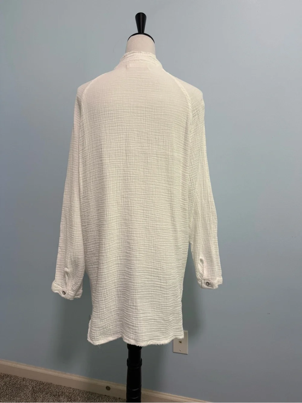 Free People We The Free Women’s Daydream Tunic w/Pockets Boho 100% Cotton‎ Sz S